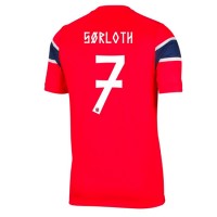 Stroje piłkarskie Norwegia Alexander Sorloth #7 Koszulka Podstawowej MŚ 2026 Krótki Rękaw
